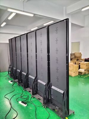 알루미늄 캐비닛 P2.5mm GOB LED 디스플레이 실내 시각 솔루션 방수
