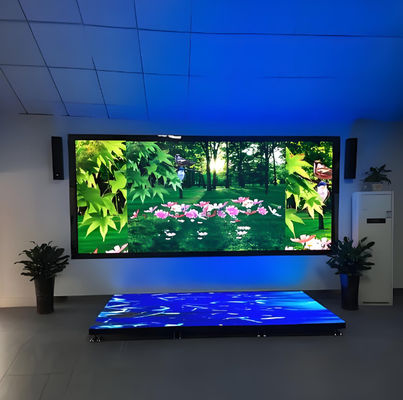 SMD P10 실내 고정 LED 비디오 패널 디스플레이 3840 고 브러시 리프레시 및 1200CD 밝기
