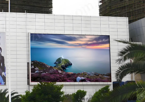 옥외 P4 LED 풀 컬러 디스플레이 모듈, 다이?? 알루미늄 캐비닛 960MM*960MM