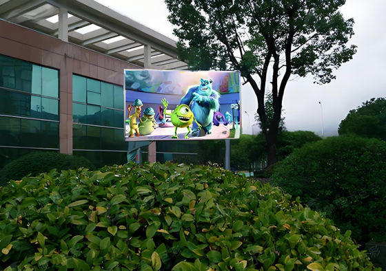 옥외 P4 LED 풀 컬러 디스플레이 모듈, 다이?? 알루미늄 캐비닛 960MM*960MM